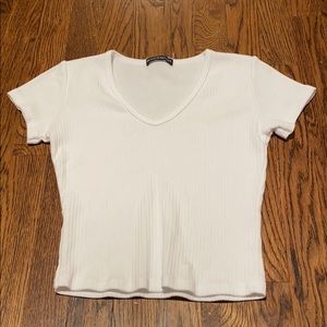 White Brandy Melville Crop Top